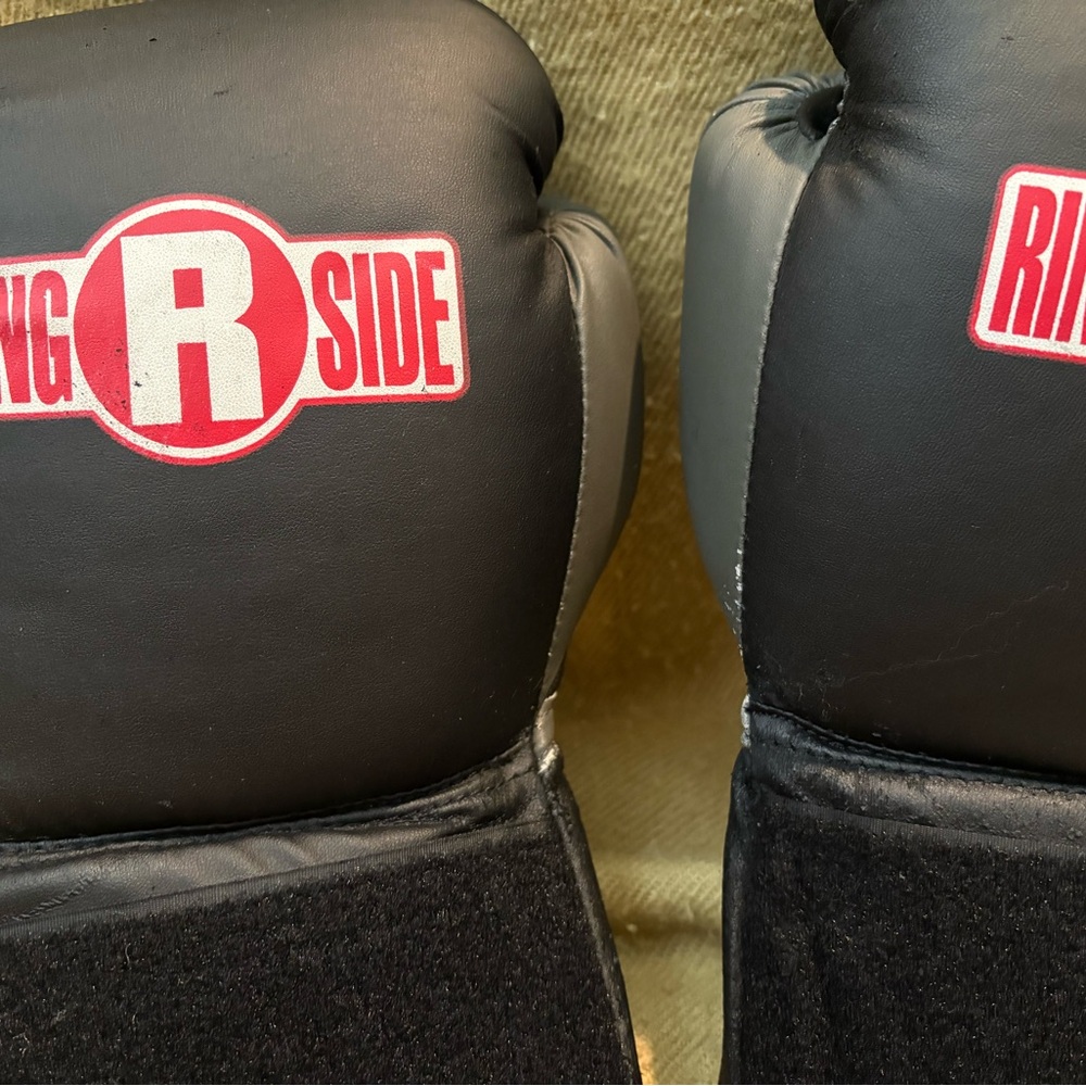 Ringside Black and Gray Boxing Gloves